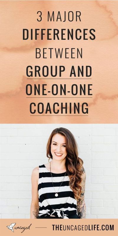 Are you an online business coach?! Then you will want to check out the 3 major differences between group and one-on-one coaching - The Uncaged Life #OnlineBusiness #BusinessIdeas #BusinessTips Systemisches Coaching, Business Coaching Tools, Running Group, Becoming A Life Coach, Life Coach Business, Life Coaching Business, Group Coaching, Life Coaching Tools, Coaching Tips