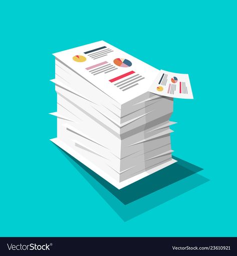 Documentation Illustration, Graphs Illustration, Earth Posters, Pile Of Papers, Save Earth Posters, Stack Of Paper, Business Documents, Earth Poster, Paper Business