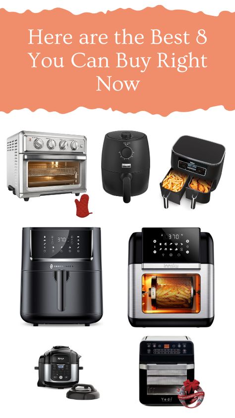 In the Market for an Air Fryer? Here are the Best 8 You Can Buy Right Now Because air fryers are one of the hottest items on the market right now, we decided to make a little list of some of the best of them. Double Air Fryer, Best Air Fryer Machine, Air Fryers Reviews, Air Fryer Accessories, Best Air Fryer, Air Fryer Storage Ideas, Best Rated Air Fryer, Cheap Air Fryer, Fryer Machine