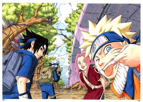 [Naruto] Team 7 ! | © Masashi Kishimoto Team 7 ♥ | Mister-Bushidô | Flickr Kuchiki Byakuya, Naruto Team 7, Naruto Vs, Naruto Teams, Manga Naruto, Naruto Drawings, Naruto Sasuke Sakura, Art Manga, Naruto Uzumaki Shippuden