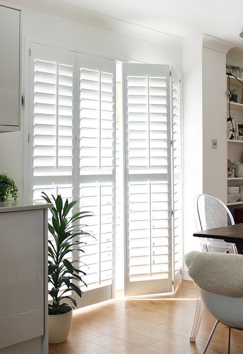 Wooden Shutters Indoor, Patio Door Shutters, Sliding Door Shutters, French Door Shutters, Window Shutters Indoor, Shutters Inside, Shutters Indoor, Patio Door Coverings, Indoor Shutters