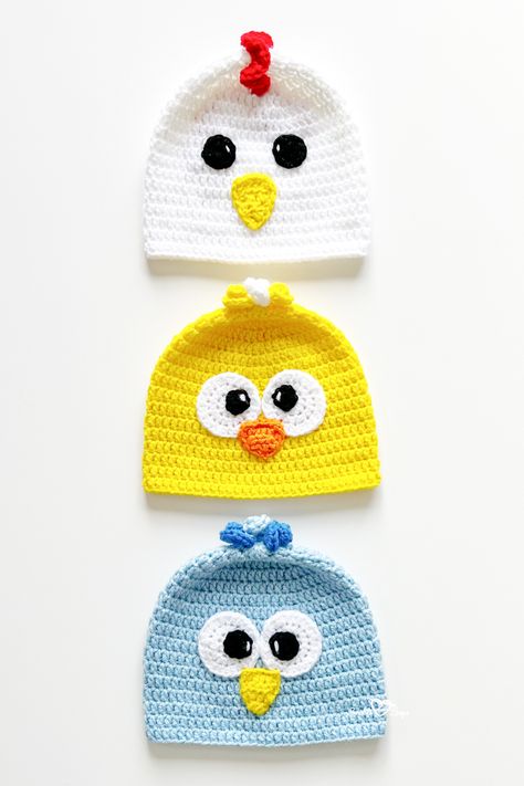 My crochet chicken hat pattern is one of my easy and free crochet patterns for beginners. crochet beanie | step-by-step | crochet hats for beginners | free patterns | cute crochet hat patterns | animals hats for kids | crochet chicken pattern | chicken baby hat | hat ideas | crochet hat for beginners | crochet beanie hat | easy crochet | beginner crochet | character hats | beanie ideas | chicken hat crochet | chicken hats for kids | crochet for baby | crochet animals | crochet farm animals Crochet Baby Hats Animal, Pigtail Beanie Crochet Pattern, Chicken Beanie Crochet Pattern, Crochet Chicken Hat Pattern Free For Chickens, Cute Beanies Crochet, Crochet Chicken Hat Pattern, Crochet Christmas Hats Free Patterns, Kids Crochet Hats Free Pattern, Crochet Chicken Hat