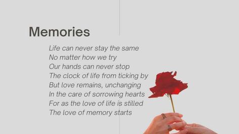 Poems About Remembering Loved Ones, Poems For Memorial Service, Obituary Quotes, Memories Poem, Speeches For Funerals, Memorial Card Poems, Short Memorial Quotes, Readings For Funerals, Persuasive Words