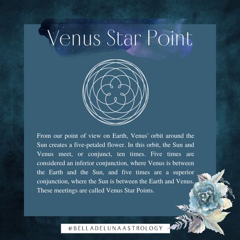 A powerful Venus Star Point is occuring later this week, on October 22. This is a potent time for setting intentions around love, relationships, and what you value. Swipe to read all about what a Venus Star Point is and how you can use it. Rose Of Venus Meaning, Rose Of Venus Symbol, Venus Star Tattoo, Rose Of Venus Tattoo, Venus Symbolism, Venus Meaning, Venus Quotes, Venus Orbit, Star Meaning