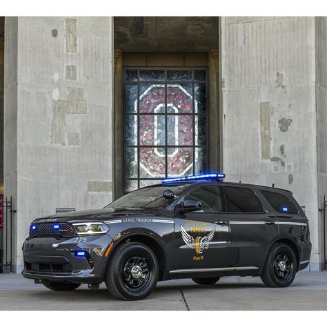 The Ohio State Highway Patrol revealed their entry into for the 11th Annual "America's Best-Looking Cruiser" Calendar Contest, hosted by the American Association of State Troopers (AAST). Highway Patrol, State Trooper, Oregon State, State Police, Emergency Vehicles, Police Cars, Ohio State, Ohio, Vision Board