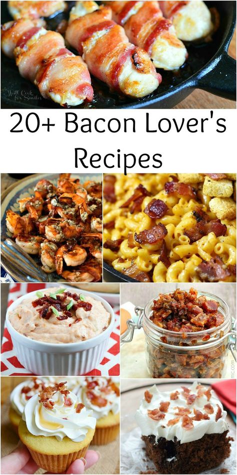 Bacon-lovers rejoice because this is a collection of nearly 30 Amazing Bacon Recipes. Recipes With Bacon, Bacon Recipes For Dinner, Roast Beef Sliders, Spicy Fried Chicken, Honey Glazed Ham, Pumpkin French Toast, Cooking Challenge, Bacon Lover, Best Bacon