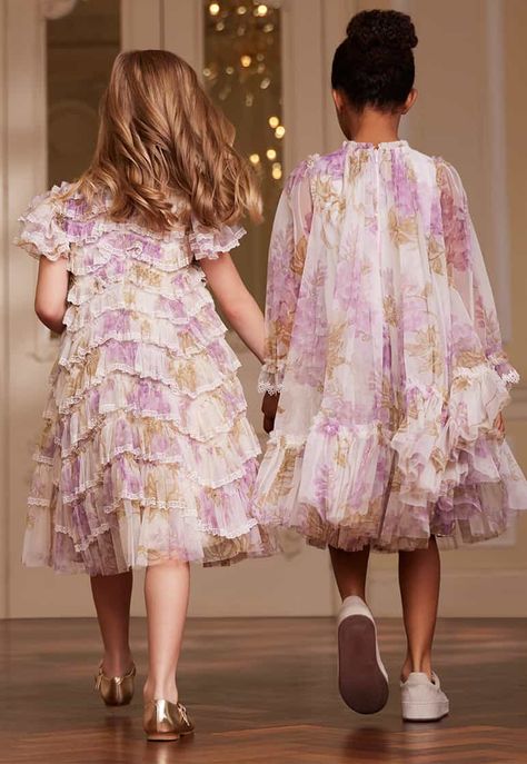 Shop the must have dresses, skirts, tops, jackets & knitwear at Needle & Thread, perfect for any occasion. Free shipping. Returns within 14 days. Long Sleeve Kids Dress, Garden Party Outfit, Upholstery Design, Statement Artwork, Full Tulle Skirt, Childrens Sewing Patterns, Royal Castles, Kids Couture, Romantic Outfit