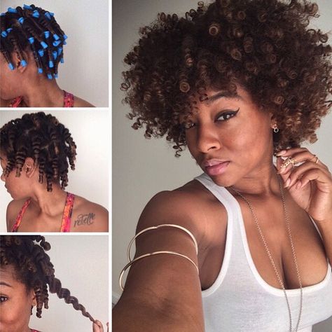 Long blue perm rod set By @iamskinnyminnie Natural Hair @DayeLaSoul on Instagram Perm Rod Set, Transitioning Hairstyles, Perm Rods, Natural Hair Inspiration, Black Hairstyles, Natural Hair Tips, Hair Crush, Permed Hairstyles, Relaxed Hair