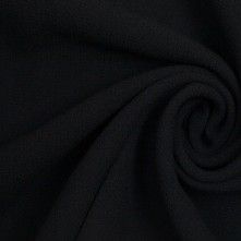 Black Wool-Polyester Crepe Double Cloth Mood Designer Fabrics, Designers Home, Wool Crepe, Mood Fabrics, Dress Forms, Cloth Material, Fabric Stores Online, Crepe Fabric, Sewing Patterns Free