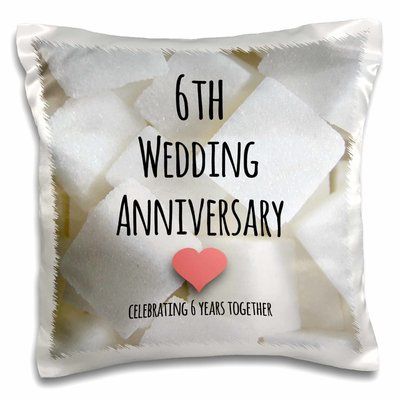 Winston Porter Simen 6th Wedding Anniversary Gift Pillow Cover Wedding Vow Renewal Ceremony, 6th Wedding Anniversary, Birthday Cake Pictures, Vow Renewal Ceremony, Wedding Vows Renewal, Wedding Anniversary Gift, Wedding Vows, Pillow Gift, Wedding Anniversary Gifts