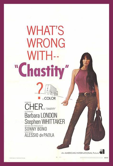 Chastity (1969) starring Cher Cher Movies, Cher Children, Hot Rod Movie, Young Cher, Cher Bono, Romantic Drama Film, Romance Film, Movie Guide, Film Institute