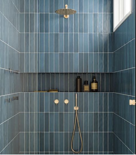 Bathroom Niche, Condo Bathroom, Bathroom Layouts, Sleek Bathroom, Bathroom Redesign, Small Bathroom Makeover, Shower Niche, Bathroom Shower Tile, Boys Bathroom