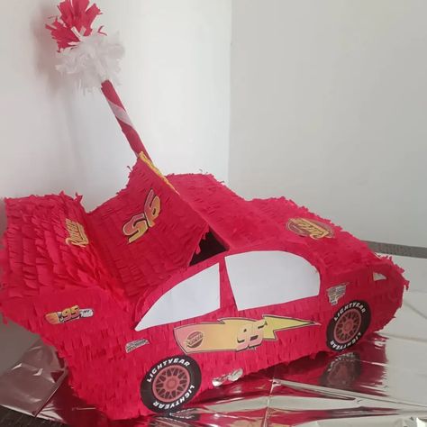 #piñata #tematica #cars #personaje #super #rayo #mac #queen Rayo Mac Queen, Mac, Queen, Cars