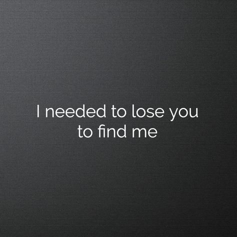 "I needed to lose you to find me" Selena Gomez - Lose You To Love Me (2020) Selena Gomez Lose You To Love Me, Lose You To Love Me, Losing You, Love Me, Selena Gomez, Lost, ? Logo, Quotes, Quick Saves