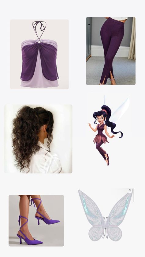 Tinkerbell And Vida Halloween Costume, Vidia Costume Ideas, Disney Fairies Halloween Costumes, Vidia Costume Fairy, Vidia Disneybound, Vidia Halloween Costume, Vidia Tinkerbell Costume, Tinkerbell Costume Group, Vidia Fairy Costume