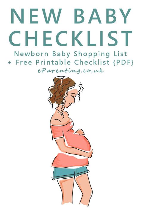 Newborn Baby Shopping List + Free Printable Checklist {PDF} New Baby Shopping List, Newborn Baby Shopping, Baby Checklist Newborn, Baby Shopping List, New Baby Checklist, Shopping Checklist, Baby Shopping, Baby Checklist, Checklist Printable