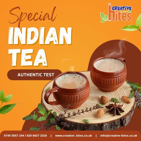 "Start your day right with the perfect cup of Indian Tea – full of flavor and tradition! ☕🌿 #CreativeBites"   #IndianTea #ChaiLovers #TeaTime #MasalaChai #TeaCulture #ChaiAddict #TeaLovers #RelaxWithTea #ComfortInACup #CreativeBites #ukblogger #influencer #Ubereat #Justeat #deliveroo Ads Creative Advertising Ideas, Indian Tea, Advertising Ideas, Masala Chai, Tea Culture, Ads Creative, Creative Advertising, Story Ideas, Instagram Story Ideas