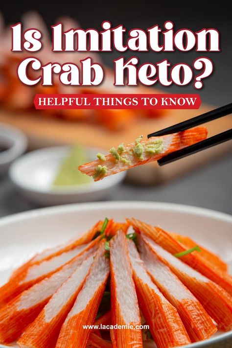 Imitation Crab: Keto-Friendly or Not? Artificial Crab, Fake Crab, Crab Meat Recipes, Keto Guide, Ceviche Recipe, Lobster Recipes, European Cuisine, Crab Recipes, Dash Diet