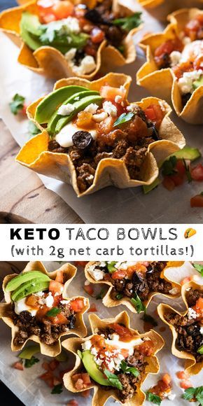 Tortillas Keto, Keto Tacos, Desayuno Keto, Taco Bowl, Keto Beef, Low Carb Low Fat Recipes, Boiled Egg Diet Plan, Keto Taco, Taco Bowls