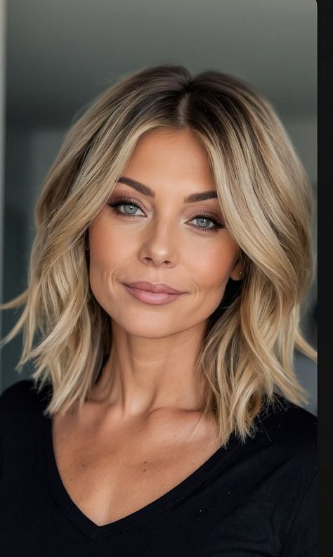 Hairstyles For Long Faces, Hairstyles For Oval Faces, Haircuts For Medium Length Hair, Long Face Hairstyles, Bob Cuts, Classic Bob, Oval Face Hairstyles, Hairstyles For Women Over 50, Mom Hairstyles