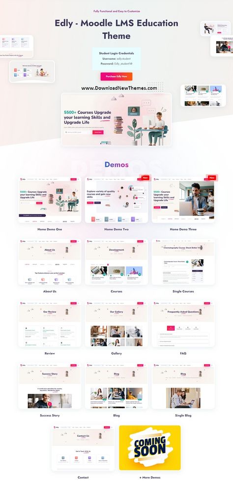 Moodle LMS Education Theme Language Learning Website Design, Lms Website Design, Learning Website Design, Language App, Ui Ux Website, Elearning Design, Wallpaper Website, Online Course Design, Learning Web