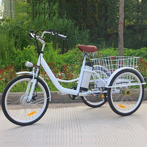 3 Wheel Bicycle, Motorized Tricycle, Three Wheel Bicycle, Trike Bicycle, Electric Cargo Bike, Adult Tricycle, Tricycle Bike, Electric Trike, Pretty Bike