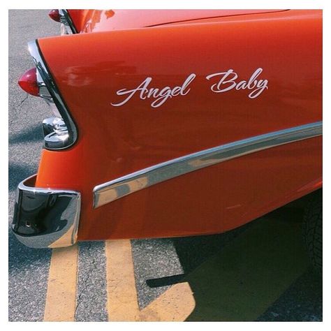 ANGEL BABY  #BingBangInspo #Whip #AngelBaby Ella Name, Mercedes Auto, Bmw Classic Cars, Bmw Classic, Angel Baby, Vintage Americana, 背景 シンプル, Fantastic Four, Red Car