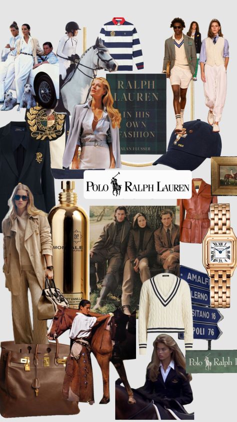 #ralphlaurenaesthetic #poloralphlauren #oldmoneyaesthetic #preppyaesthetic #countrygirl #britishgirl #collageart Old Money Wallpaper, Collage Of Pictures, Lauren Aesthetic, Ralph Lauren Aesthetic, Money Wallpaper, Ralph Lauren Style, Old Money Style, Money Aesthetic, Ralph Lauren Outfits