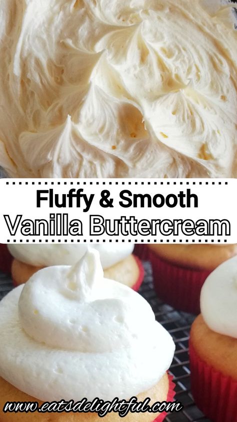 Wilton's Buttercream Icing Recipe, Vanilla Buttercream Frosting For Cake, Buttercream Frosting For Cake, Frosting For Cake, Buttercream Frosting Recipe Easy, Vanilla Buttercream Recipe, Vanilla Frosting Recipe, Homemade Creams, Vanilla Buttercream Frosting Recipe