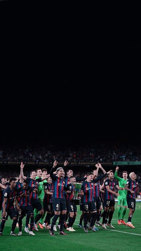 Barcelona Laliga Champions 2023, Barcelona 2023 Wallpaper, Barca Wallpapers, Fc Barcelona Team, Fcb Wallpapers, Barca Team, Barcelona Club, Barcelona Wallpaper, Fc Barca