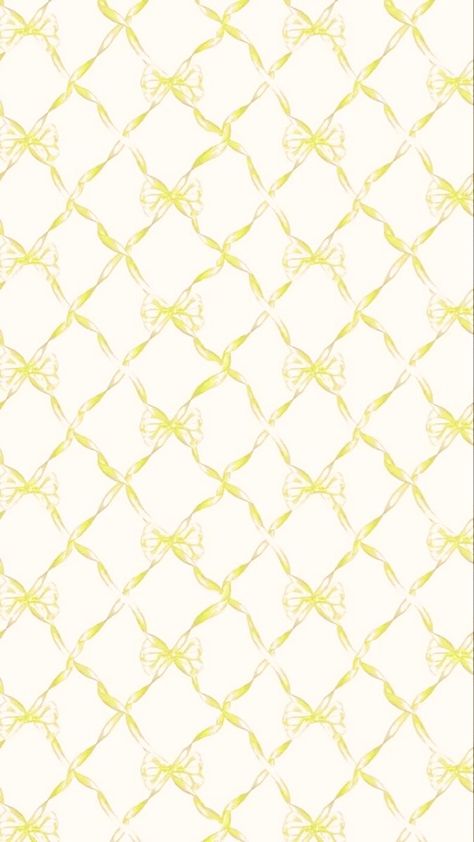 Yellow Coquette Wallpaper, Bow Background, Types Of Themes, Yellow Aesthetic Pastel, Money Card, Bow Wallpaper, Patterns Wallpaper, Money Cards, Yellow Aesthetic