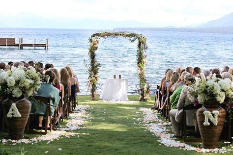 waterfront wedding