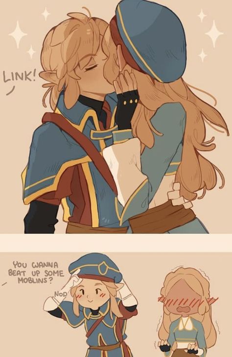 Link kiss zelda and he gonna to kill some moblins lol Clothing Design Sketches Medieval, Legends Of Zelda Fanart, Zelink Fanart Cute, Modern Zelink, The Legend Of Zelda Fanart, Zelink Fanart, Legend Of Zelda Fanart, Link X Zelda, Zelda Fanart