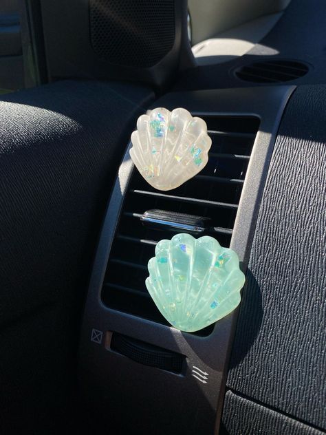 Seashell Car Charms - Beach Car Accessories - Aesthetic Car Decor - Car Vent Clips - Beach Gi... -  #accessories #Aesthetic #Beach #Car #Charms #Clips #decor #gi. #Seashell #Vent Car Decor Preppy, Jeep Car Accessories, Car Aesthetic Accessories, Car Decor Inspo Aesthetic, Blue Car Decorations Interior, Interior Car Ideas, Beach Car Accessories, Beach Car Decor, Beachy Car Decor