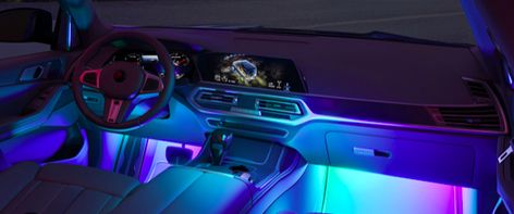 Interior Car Lights, Car Led Lights Interiors, Bmw Interior, Cool Car Accessories, Led Light Design, Interior Lights, Interior Car, Car Led Lights, Led Strip Lights