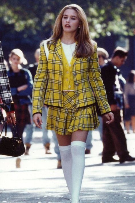 Clueless Aesthetic Outfits, Cher Horowitz Aesthetic, Cher Horowitz Outfit, Cher Clueless Outfit, Decades Outfits, Decades Costumes, Cher Outfits, Clueless Cher, Cher Clueless