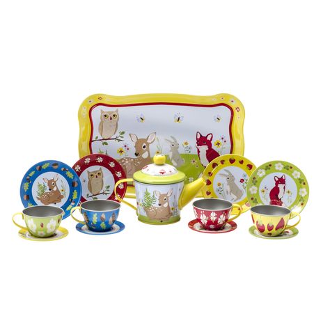 Free 2-day shipping. Buy Schylling Forest Friends Tea Time Set at Walmart.com Childrens Tea Sets, Pretend Food, Forest Friends, Best Tea, Play Food, Toy Kitchen, Preschool Toys, Play Kitchen, Tea Sets