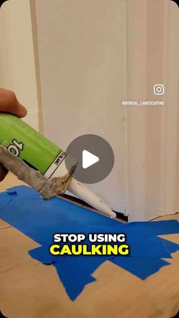 Espnhandyman LLC on Instagram How To Do Baseboard Trim, Diy Home Improvement Ideas, Handyman Hacks, Painting Wood Trim, Caulking Tips, Painting Baseboards, Garage Storage Inspiration, Home Improvement Diy, Trim Carpentry