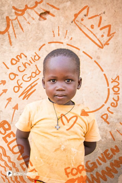 Nonprofit Photography, Charity Branding, International Children's Day, Child Sponsorship, Strong Typography, Compassion International, Nonprofit Marketing, A Child Of God, Graphic Design Flyer