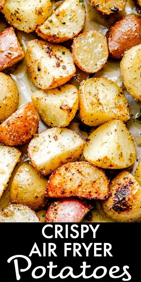 Honey Golden Potato Recipes, Airfryer Potatoes, Golden Potato Recipes, Air Fryer Baby Potatoes, Air Fryer Potatoes, Perfect French Fries, Baby Potato Recipes, Air Fry Potatoes, Dinner Favorites