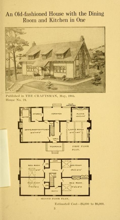 Old House Floor Plans, Craftsman Houses, Vintage Floor Plans, Old Fashioned House, Interesting Houses, Different House Styles, Sims Inspiration, Vintage Homes, Building Map