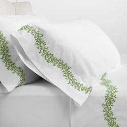 Shop Now R King, Embroidered Duvet Cover, Luxury Linens, Kids Pottery, Luxury Sheets, Percale Sheets, Embroidery Monogram, Bed Linens Luxury, Embroidered Pillowcases