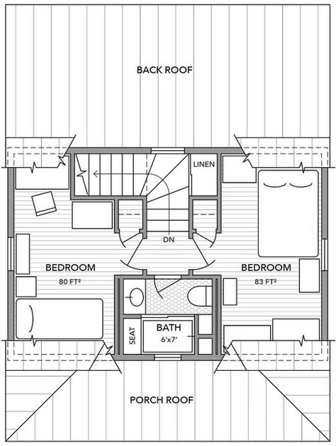 Free 16×24 Open Source Backyard Farmhouse ADU Plans Flat House Plans, Adu Floor Plans, Backyard Farmhouse, Ground Floor Bedroom, Adu Plans, Adu Ideas, Eco Cottage, Restored Farmhouse, Flat House