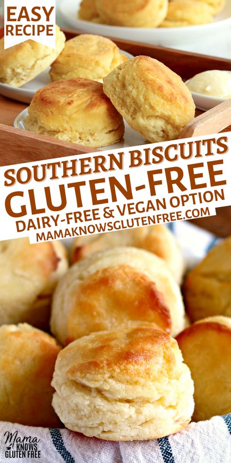 Southern Biscuits, Dairy Desserts, Gluten Free Biscuits, Gluten Free Recipes Bread, Biscuits Recipe, Homemade Gluten Free, Gluten Free Recipes For Dinner, Gluten Free Dairy Free Recipes, Gluten Free Sweets