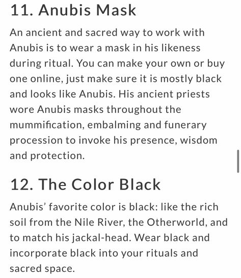 Anubis Deity Work, Anubis Altar Ideas, Working With Anubis, Anubis Worship, Anubis Witchcraft, Lord Anubis, Anubis Facts, Egyptian Paganism, Deity Work