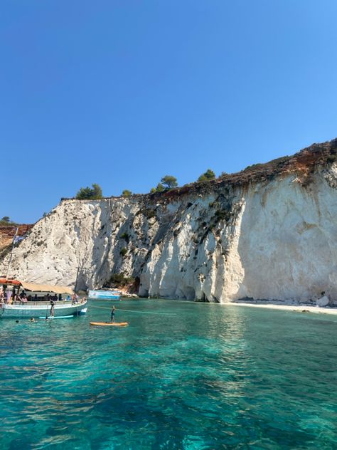 #aesthetic #greece #kefalonia Kefalonia Aesthetic, Greece Kefalonia, Aesthetic Greece, White Rocks, Pretty Views, Euro Summer, Beautiful Places In The World, Dream Destinations, Most Beautiful Places