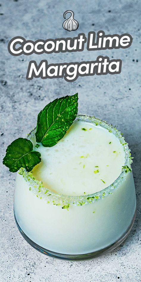 The tropical essence of coconut, combined with the zesty brightness of lime, makes this Coconut Lime Margarita the perfect refreshing cocktail! Enjoy it while you're lounging by the pool, hosting a summer barbecue, or just in need of a midweek pick-me-up! Via @umamiology Coconut Lime Margarita, Coconut Cocktails, Coconut Margarita, Smoothies Healthy, Citrus Cocktails, Lime Margarita, Refreshing Cocktail, Beverage Recipes, Easy Drink Recipes