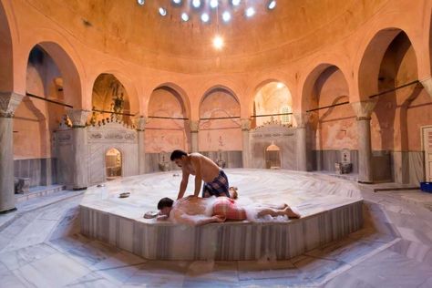 What happens inside Istanbul’s hamams? | Condé Nast Traveller India | International | Experiences Turkish Bath House, Turkish Bathroom, Bath Board, Hotels In Turkey, Wellness Hotel, Wooden Bath, Steam Bath, Visit Morocco, Art Studio At Home