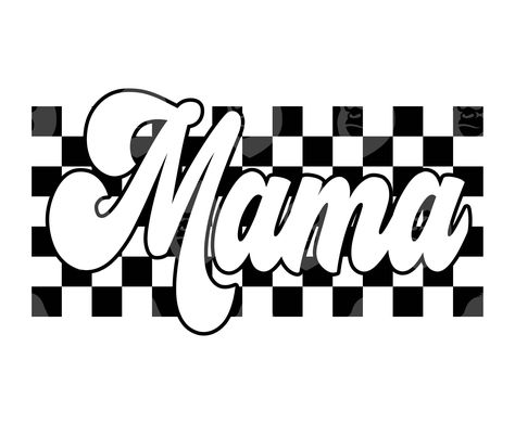 Checkered Mama Svg, Cricut Projects Vinyl T Shirts Design, Car Decal Svg Free, Cute Shirt Designs Vinyl Svg, Mom Cricut Shirts, Cricut Vinyl Designs, Shirt Svg Designs, Svg Designs Free, Mama Svg Free