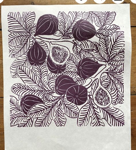 Linocut Art, Monoprint, Bathroom Art, Lino Print, Linocut Prints, Doodle Drawings, Botanical Art, Linocut, Pesto